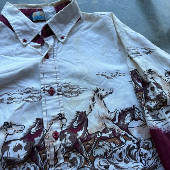 Rare Vintage Brookes And Dunn Western Button Up Shirt - Picture 3 of 8